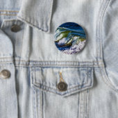 Badge Rond 5 Cm Vague de Tripple (En situation)