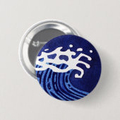 BADGE ROND 5 CM VAGUES #1 (Devant & derrière)