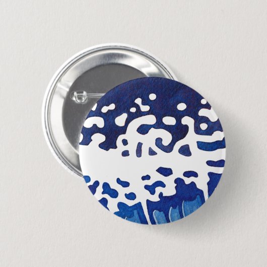 BADGE ROND 5 CM VAGUES #2 (Devant & derrière)