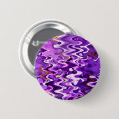 BADGE ROND 5 CM VAGUES VIOLETTES DE FLEURS (Devant & derrière)