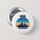 Badge Rond 5 Cm Vail colorado (Devant & derrière)
