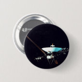 BADGE ROND 5 CM VAISSEAU SPATIAL DE VOYAGER (Devant & derrière)