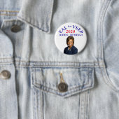 Badge Rond 5 Cm Val Demings pour vice-président 2020 (En situation)