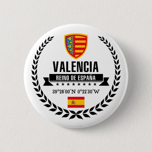 Badge Rond 5 Cm Valence (Devant)