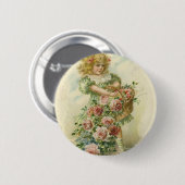 Badge Rond 5 Cm Valentine (Devant & derrière)