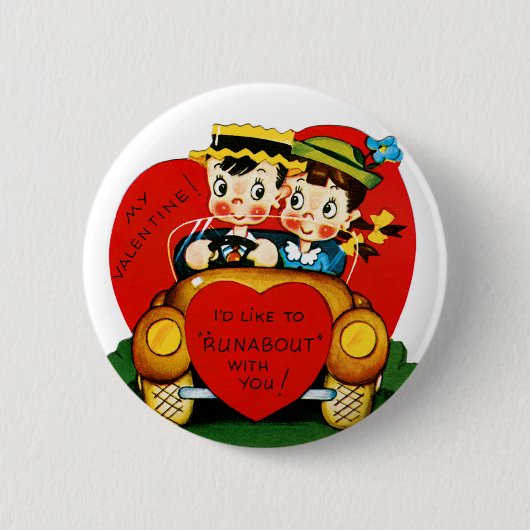 Badge Rond 5 Cm Valentine Runabout (Devant)