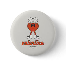 valentines depuis 2025 broche ronde