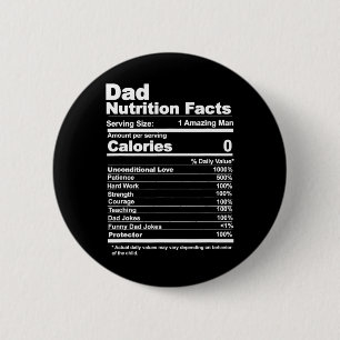 Badge Rond 5 Cm Valeur nutritive