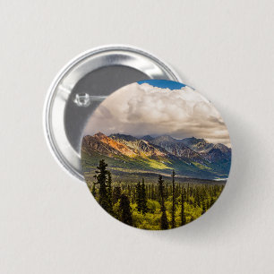 Badge Rond 5 Cm vallée de Matanuska, centre-sud de l'Alaska #2