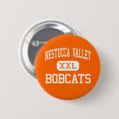 Badge Rond 5 Cm Vallée de Nestucca - chats sauvages - haute - (Devant & derrière)