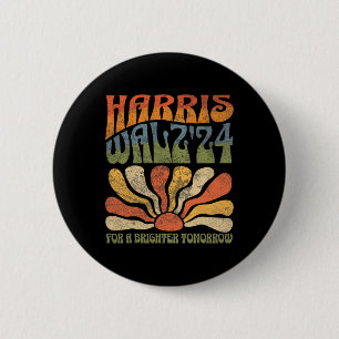 Badge Rond 5 Cm Valse 2024 Election Kamala Harris Tim Waltz 2024 2