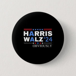 Badge Rond 5 Cm Valse de Harris Wheimer 2024 Harris W Joie Liberté