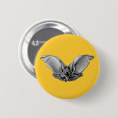 Badge Rond 5 Cm Vampire ? Batte ? (Devant & derrière)