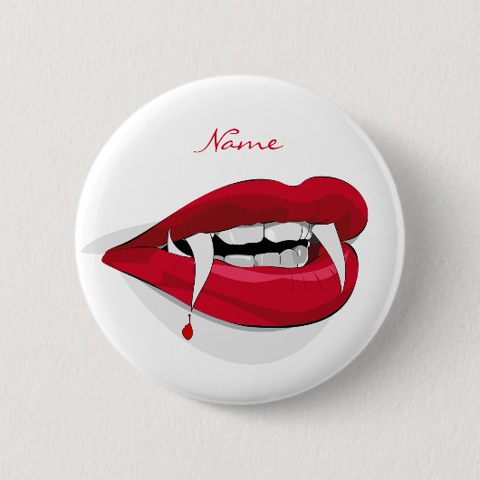 Badge Rond 5 Cm Vampire Smile Thunder_Cove (Devant)