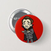 Badge Rond 5 Cm Vampire triste (Devant & derrière)