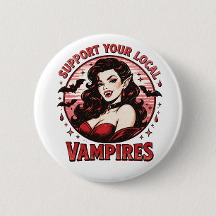 Badge Rond 5 Cm Vampires
