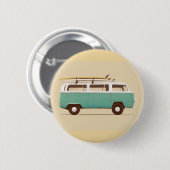 Badge Rond 5 Cm Van bleu | Florent Bodart (Devant & derrière)