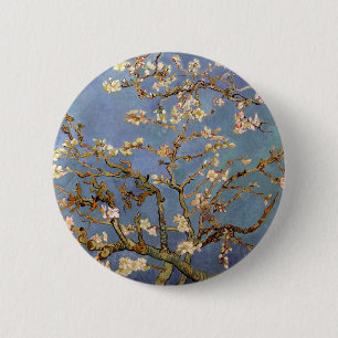 Badge Rond 5 Cm Van Gogh Almond Blossom