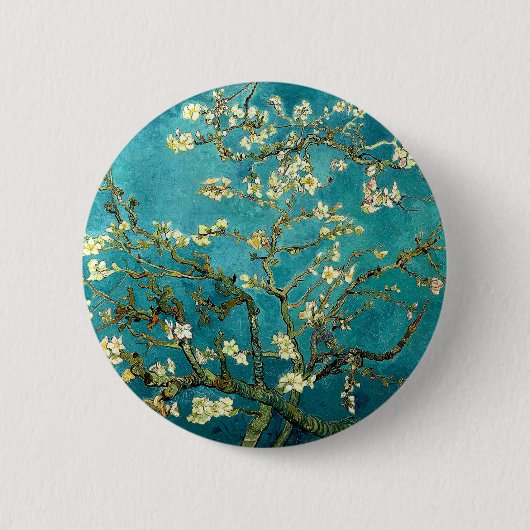 Badge Rond 5 Cm Van Gogh Almond Blossoms Impressionnisme Classique (Devant)
