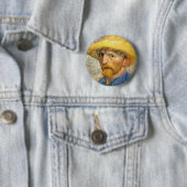 Badge Rond 5 Cm Van Gogh - Autoportrait (En situation)