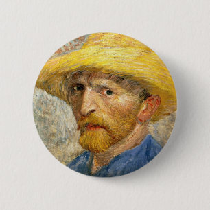Badge Rond 5 Cm Van Gogh - Autoportrait
