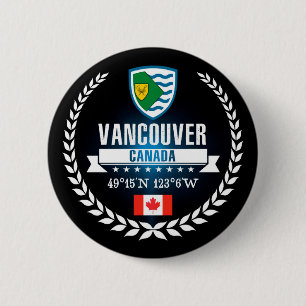 Badge Rond 5 Cm Vancouver