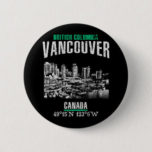 Badge Rond 5 Cm Vancouver