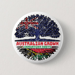 Badge Rond 5 Cm Vanuatu Vanuatuan Vanuan Australien Australie Arbr