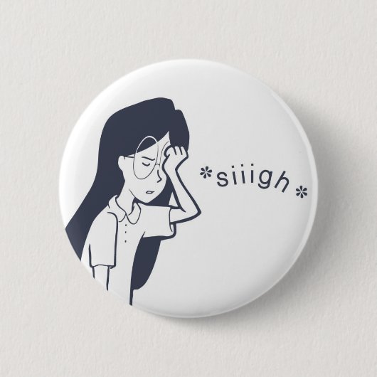 Badge Rond 5 Cm Variante frustrante 1 de Cynthia (Devant)
