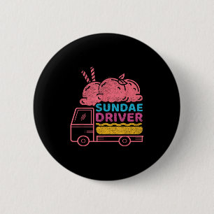 Badge Rond 5 Cm Variété de Weed Sundae Driver