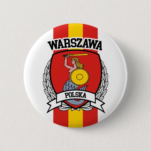 Badge Rond 5 Cm Varsovie (Devant)