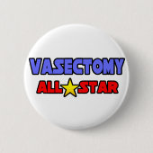 Badge Rond 5 Cm Vasectomie étoile (Devant)