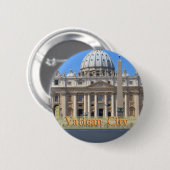 Badge Rond 5 Cm Vatican (Devant & derrière)