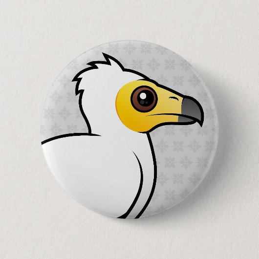 Badge Rond 5 Cm Vautour égyptien (Devant)