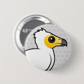 Badge Rond 5 Cm Vautour égyptien (Devant & derrière)