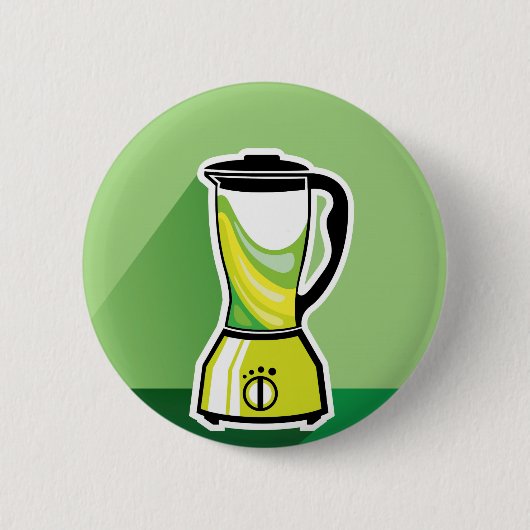 Badge Rond 5 Cm Vecteur vert de mélangeur (Devant)
