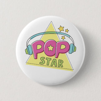 Badge Rond 5 Cm Vedette de pop