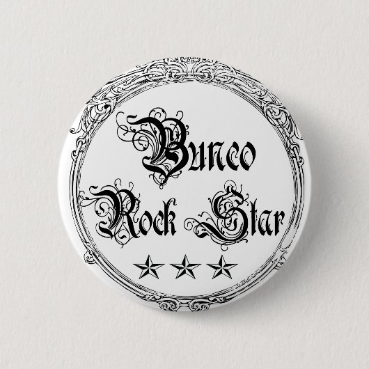 Badge Rond 5 Cm vedette du rock de bunco (Devant)