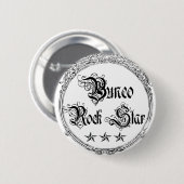 Badge Rond 5 Cm vedette du rock de bunco (Devant & derrière)