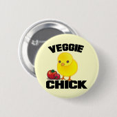 Badge Rond 5 Cm Vegan (Devant & derrière)