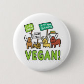 Badge Rond 5 Cm Vegan (Devant)