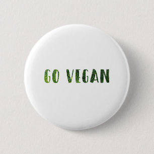Badge Rond 5 Cm Vegan