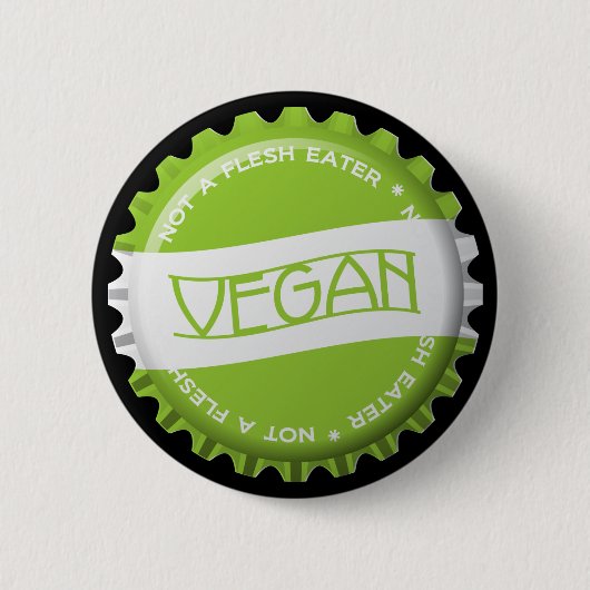 Badge Rond 5 Cm Vegan Bottlecap (Devant)
