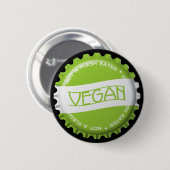 Badge Rond 5 Cm Vegan Bottlecap (Devant & derrière)