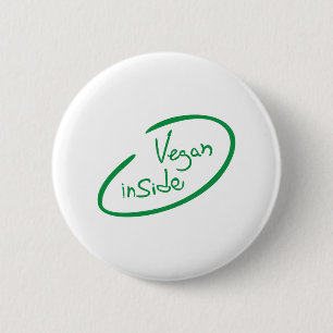 Badge Rond 5 Cm Vegan Inside
