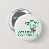 Badge Rond 5 Cm Veganisme (Devant & derrière)