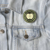 Badge Rond 5 Cm Végétalien inconditionnel (En situation)