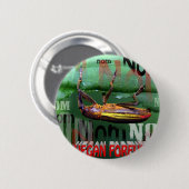 Badge Rond 5 Cm végétalien pour toujours (Devant & derrière)