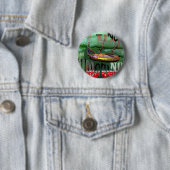 Badge Rond 5 Cm végétalien pour toujours (En situation)