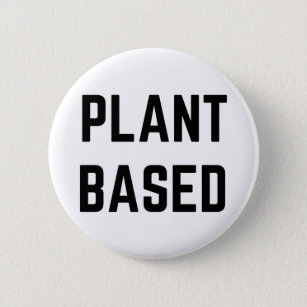 Badge Rond 5 Cm Végétan plante